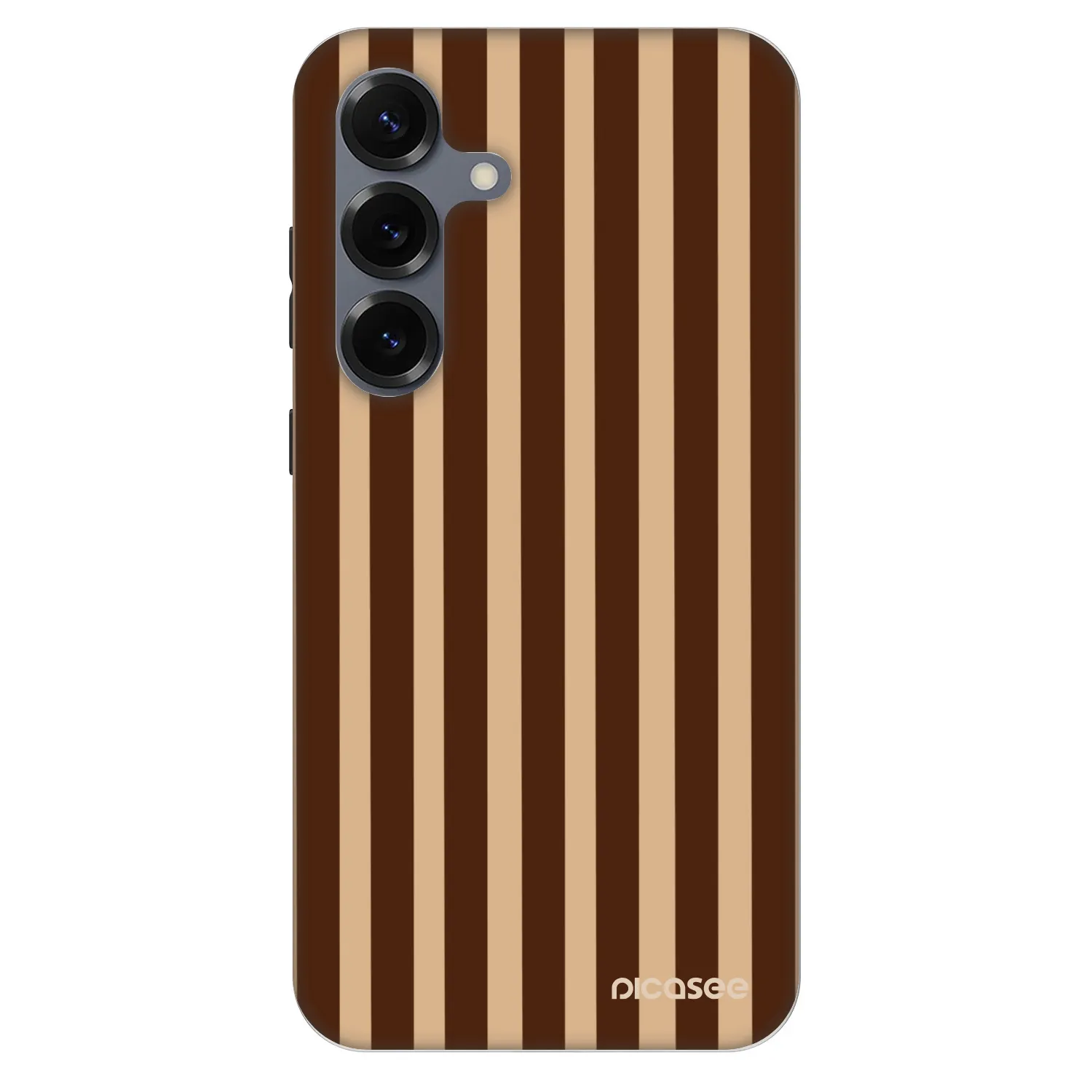 Picasee Fashion Case PowerShare pro Samsung Galaxy S25 5G - Brown lines