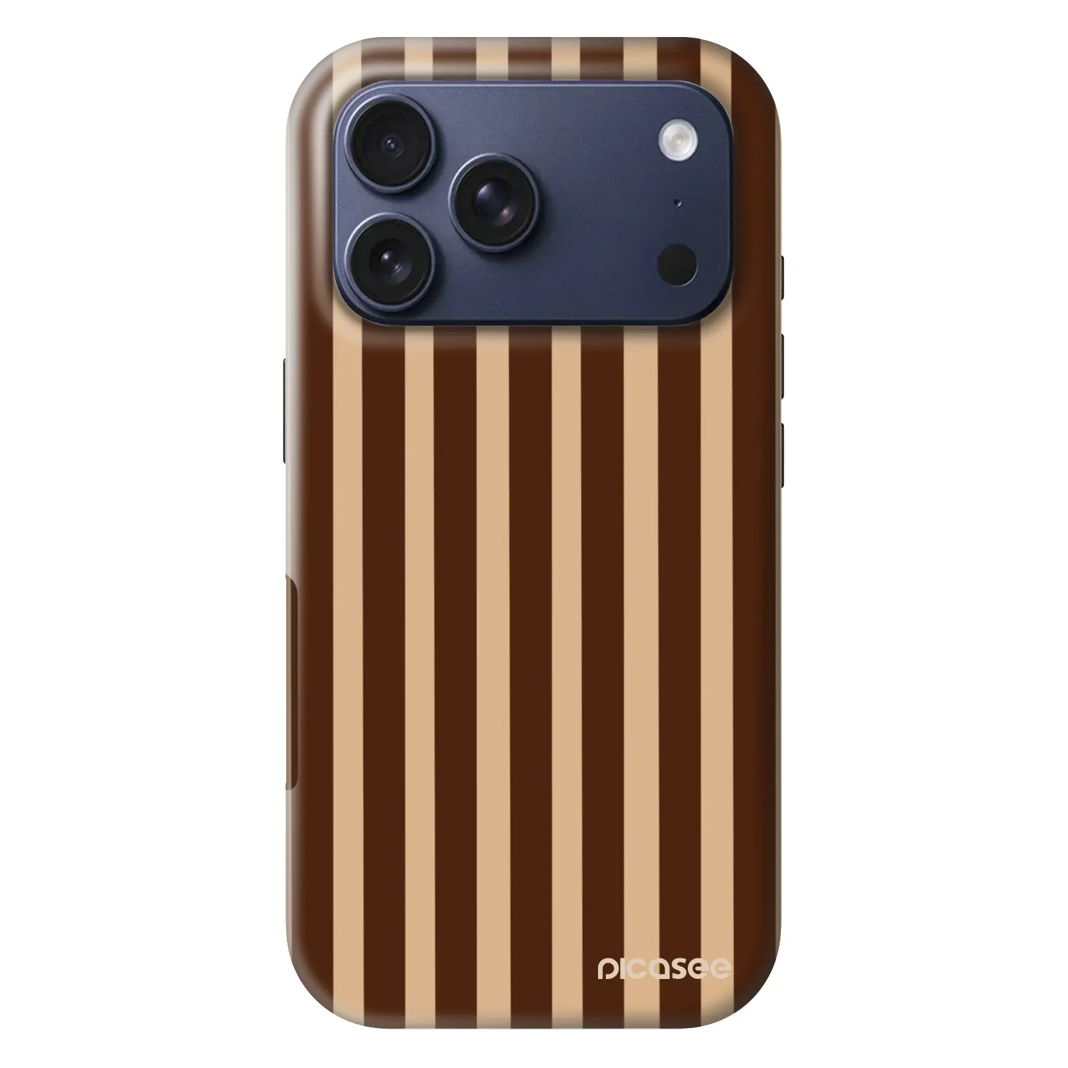 Picasee Fashion Case MagSafe für Apple iPhone 17 Pro - Brown lines