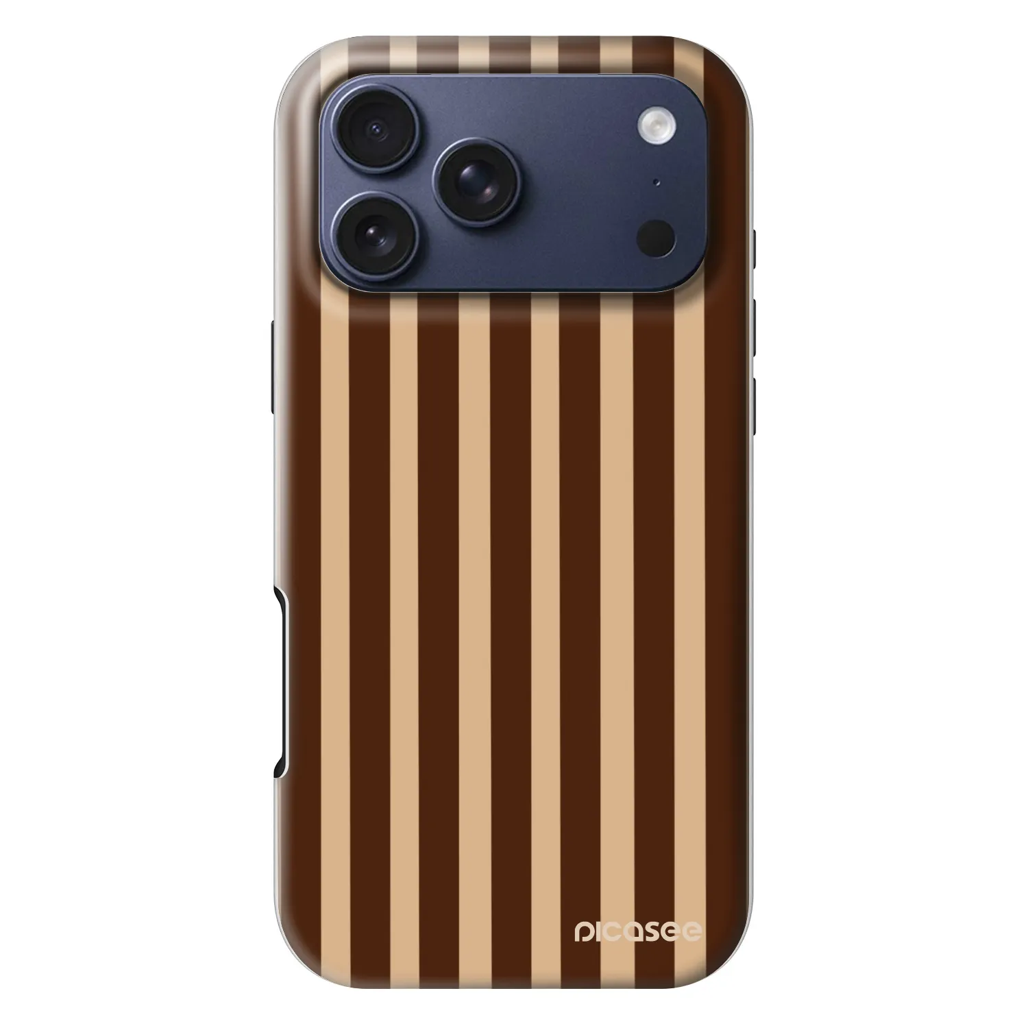 Picasee Fashion Case MagSafe für Apple iPhone 18 Pro Max - Brown lines