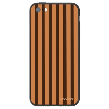 Hülle für Apple iPhone 5/5S/SE - Caramel lines