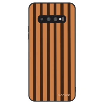 Hülle für Samsung Galaxy S10 G973 - Caramel lines