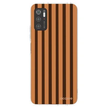 Picasee Xiaomi Poco M3 Pro 5G Hülle - Transparentes Silikon - Caramel lines