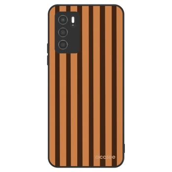 Hülle für OPPO A16 - Caramel lines