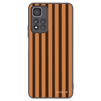 Picasee Xiaomi Redmi Note 11 Pro+ 5G Hülle - Schwarzes Silikon - Caramel lines