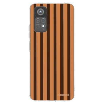 Picasee Xiaomi Redmi Note 11S 5G Hülle - Transparentes Silikon - Caramel lines