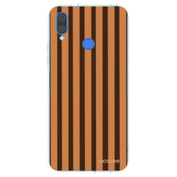 Picasee Huawei Nova 3 Hülle - Transparentes Silikon - Caramel lines