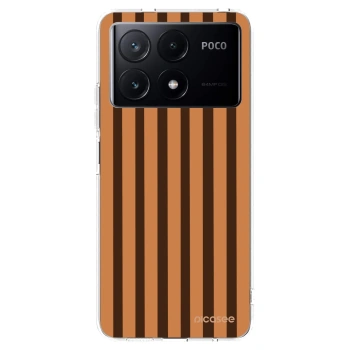 Picasee Xiaomi Poco X6 Pro Hülle - Transparentes Silikon - Caramel lines
