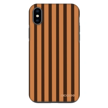 Hülle für Apple iPhone XS Max - Caramel lines