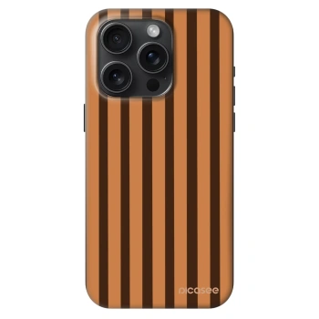 Hülle für Apple iPhone 15 Pro - Caramel lines