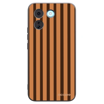 Picasee Xiaomi Redmi Note 17 Pro MAX 5G Hülle - Schwarzes Silikon - Caramel lines
