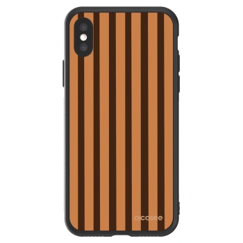 Picasee ULTIMATE CASE für Apple iPhone X/XS - Caramel lines