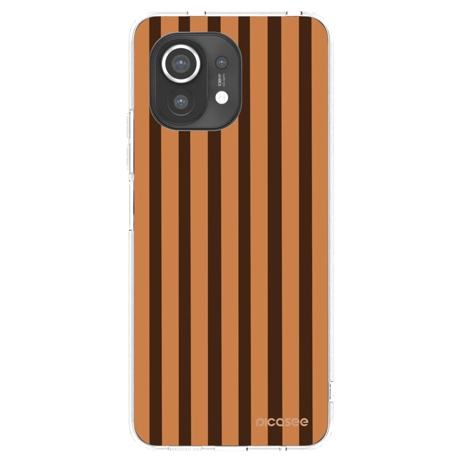 Picasee Xiaomi Mi 11 Hülle - Transparentes Silikon - Caramel lines