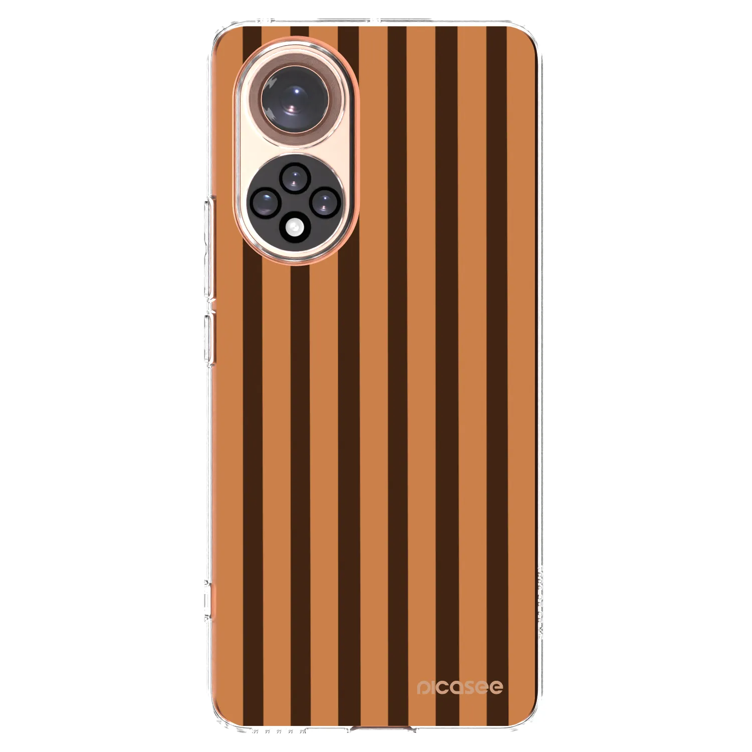 Picasee Honor 50 5G Hülle - Transparentes Silikon - Caramel lines