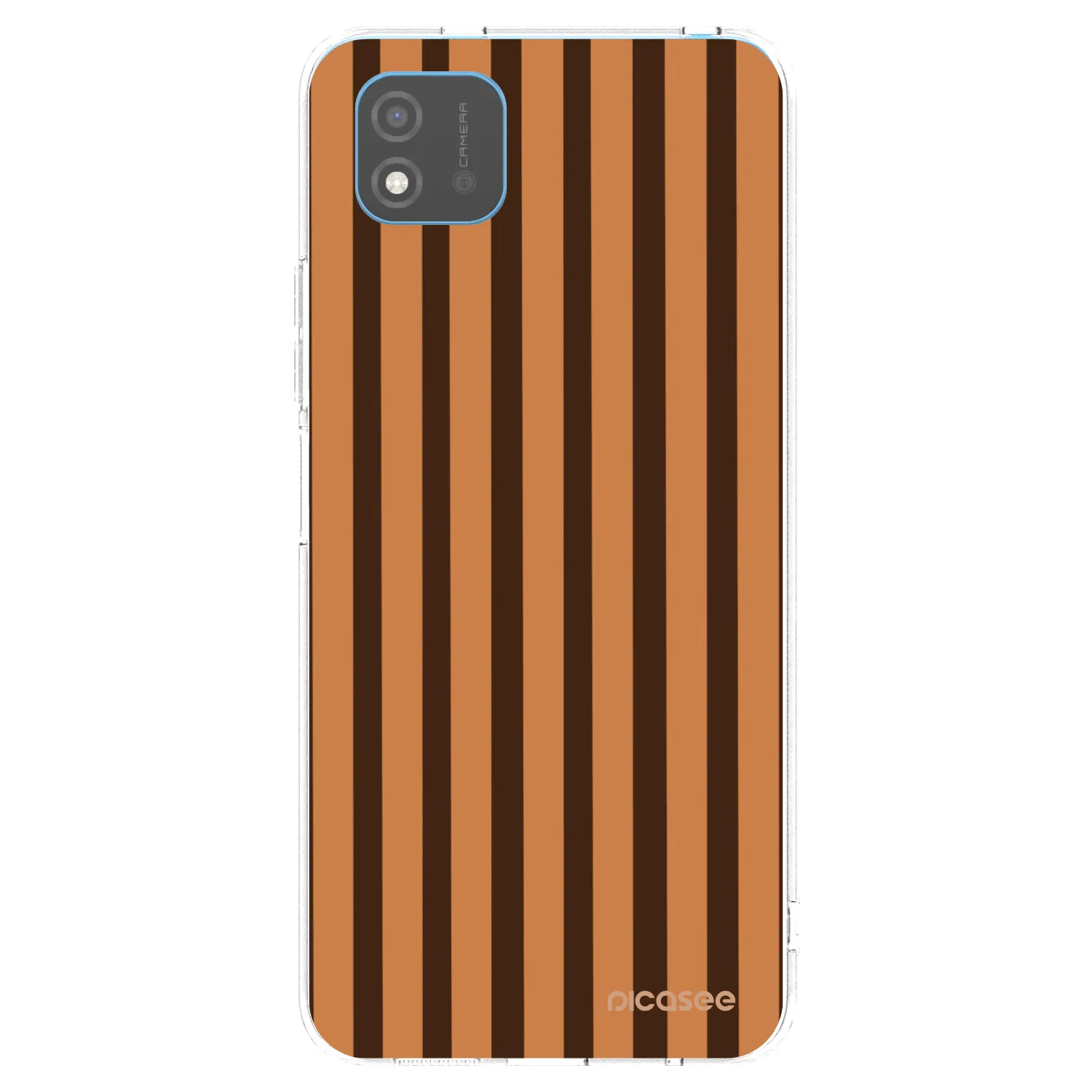 Picasee Realme C11 (2021) Hülle - Transparentes Silikon - Caramel lines