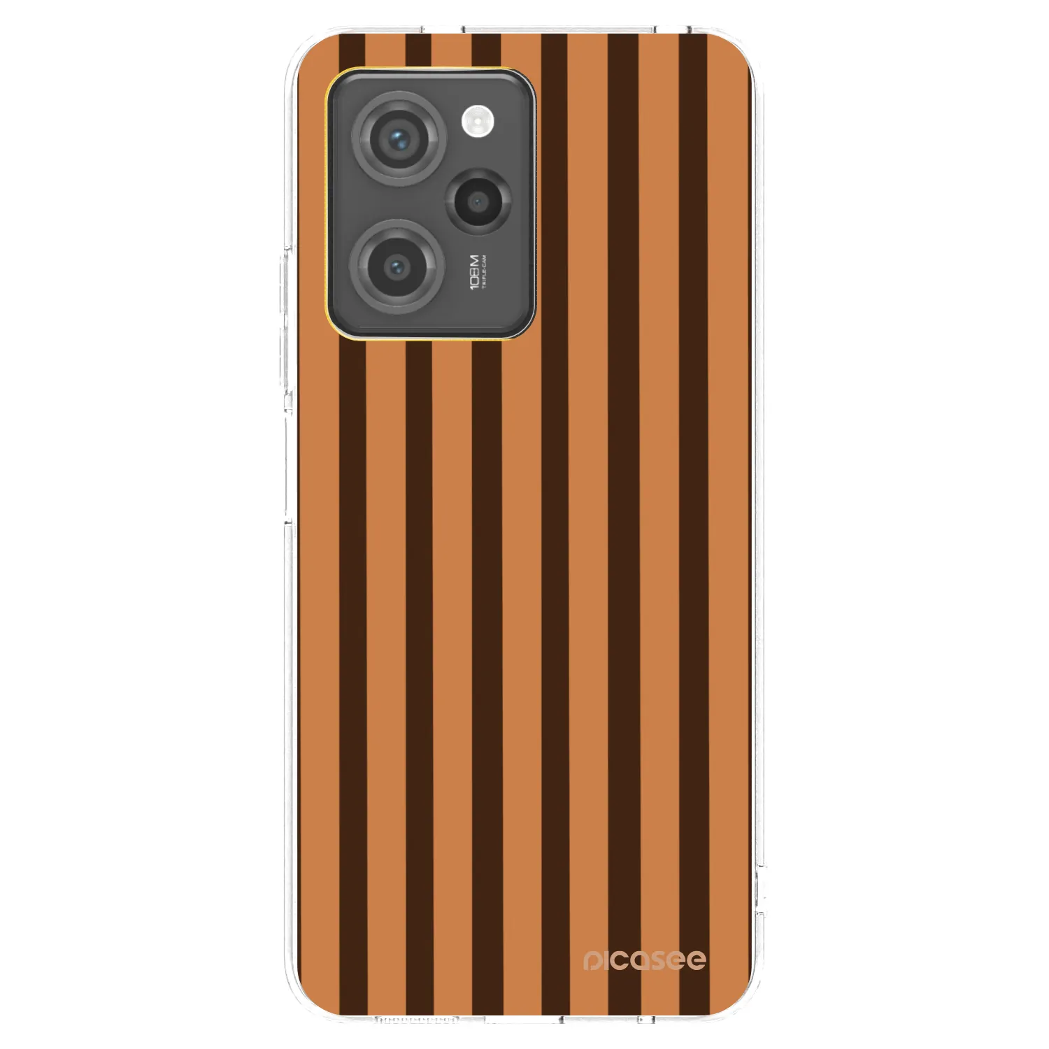 Picasee Xiaomi Poco X5 Pro Hülle - Transparentes Silikon - Caramel lines