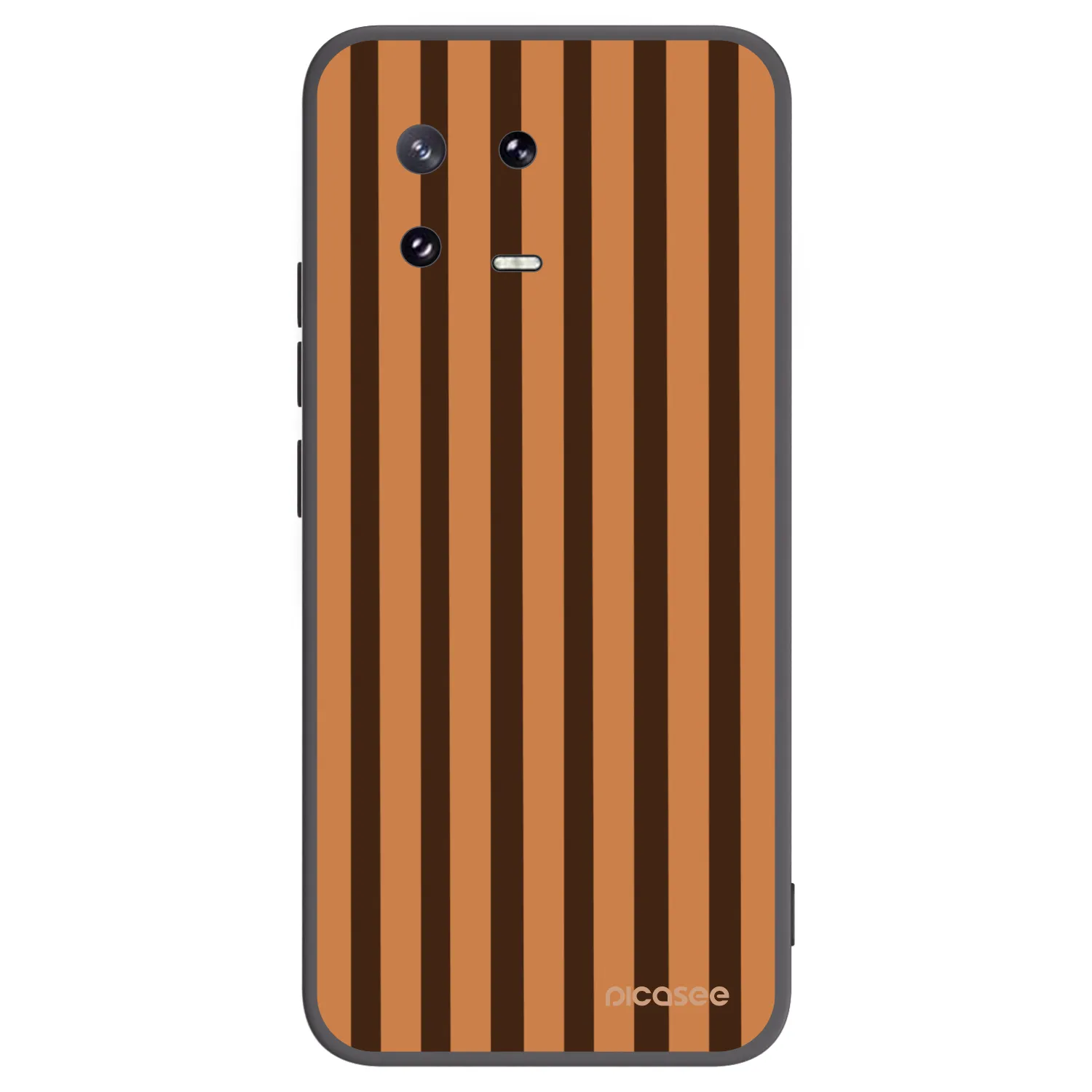 Picasee Xiaomi 13 Pro Hülle - Schwarzes Silikon - Caramel lines