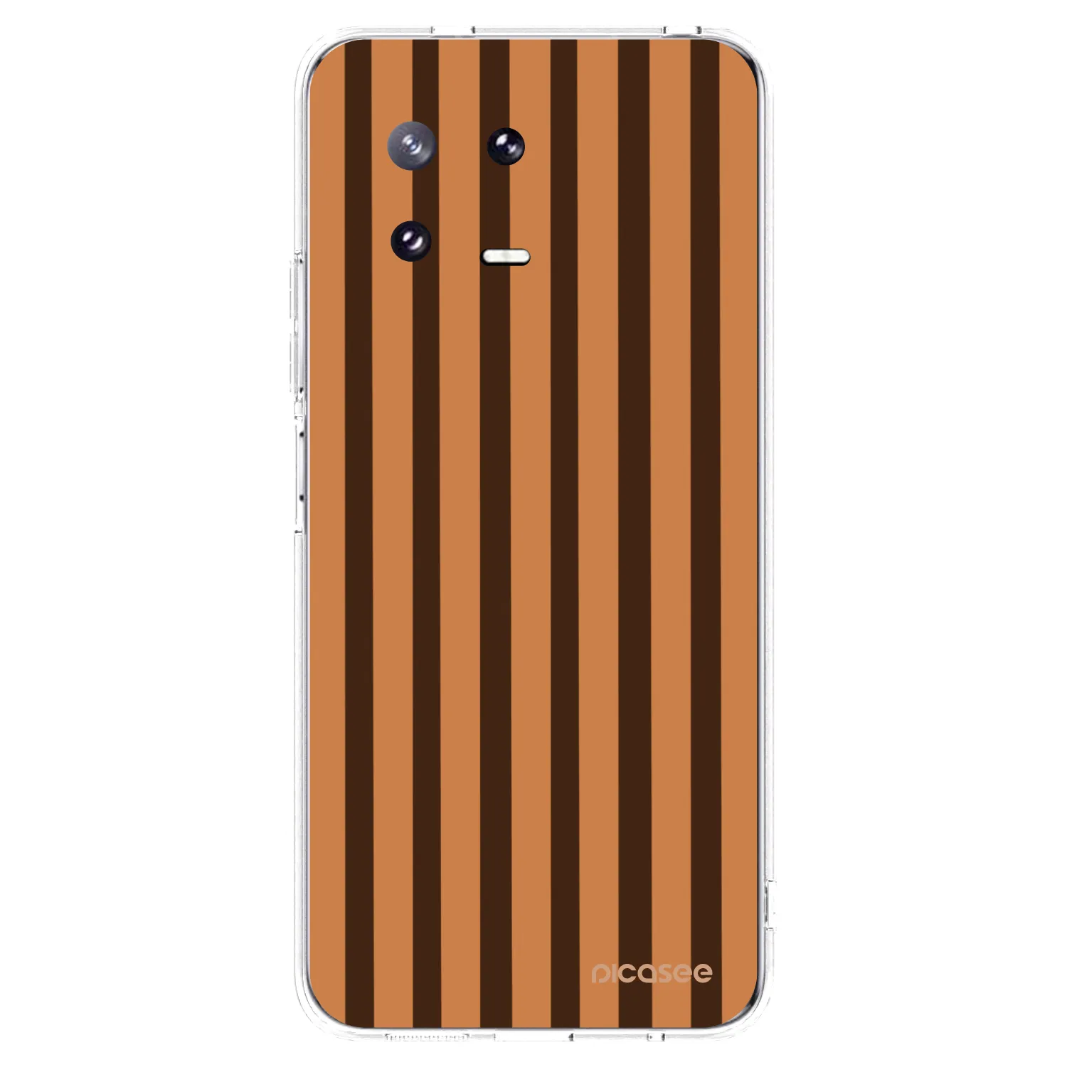 Picasee Xiaomi 13 Pro Hülle - Transparentes Silikon - Caramel lines