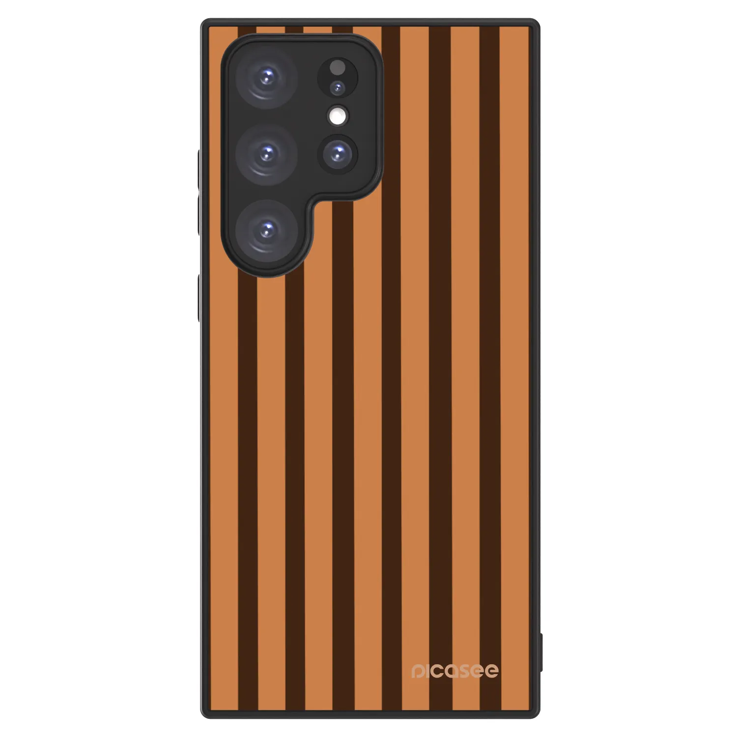 Picasee ULTIMATE CASE PowerShare für Samsung Galaxy S23 Ultra 5G - Caramel lines