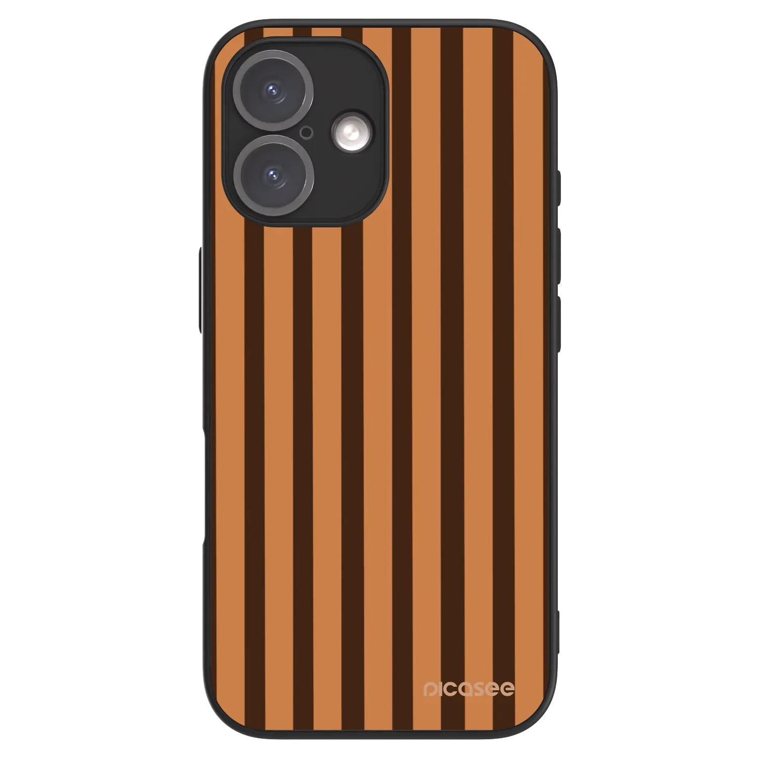 Picasee ULTIMATE CASE MagSafe für Apple iPhone 16 - Caramel lines