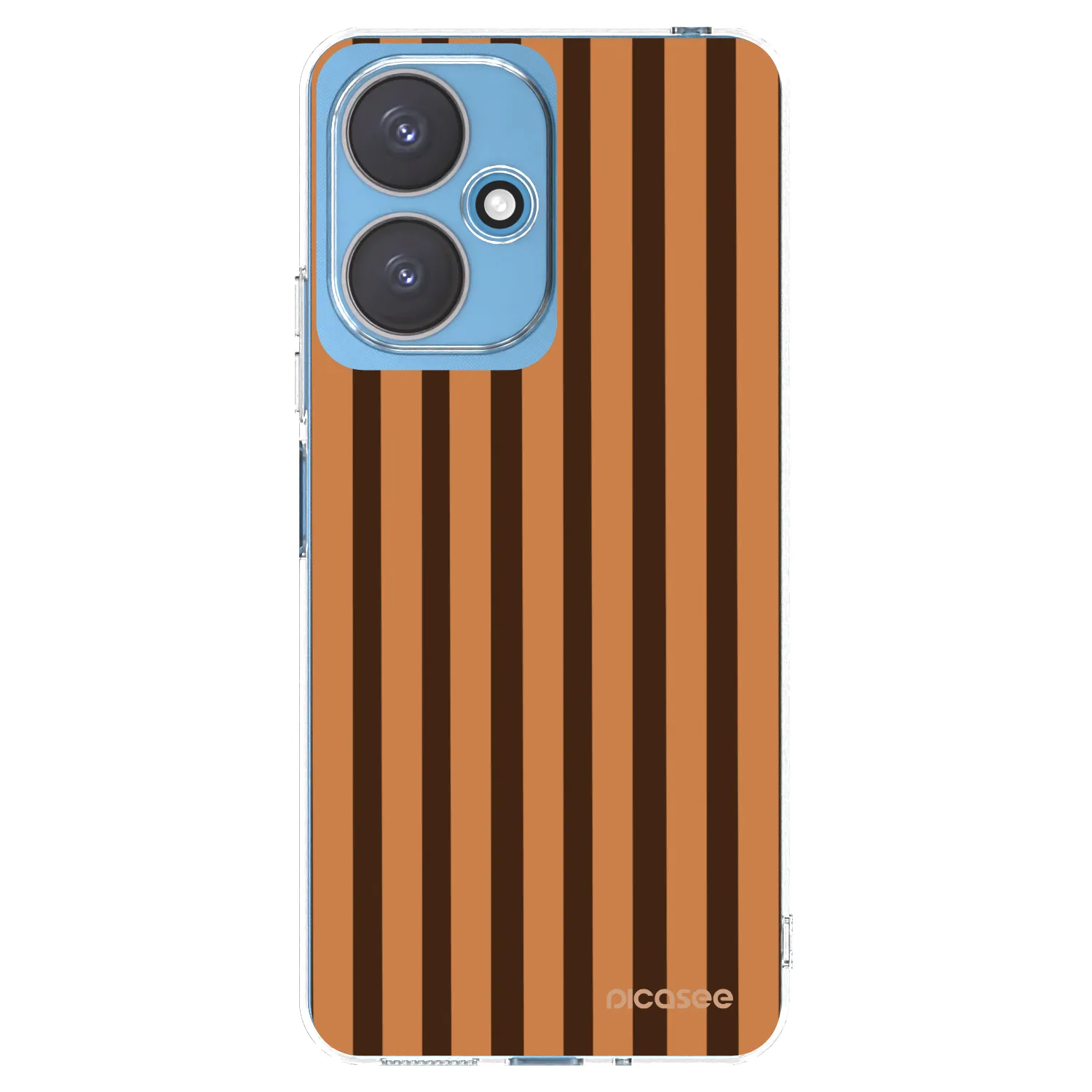 Picasee Xiaomi Redmi 13C 5G Hülle - Transparentes Silikon - Caramel lines