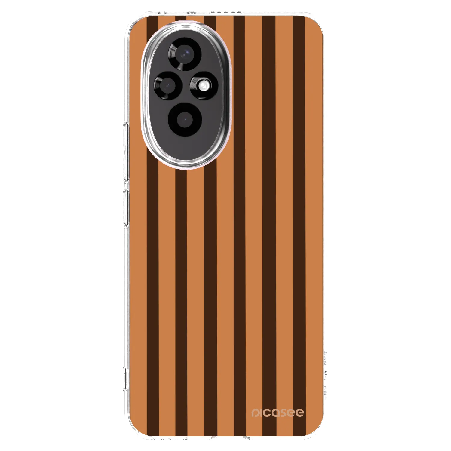 Picasee Honor 200 Pro 5G Hülle - Transparentes Silikon - Caramel lines