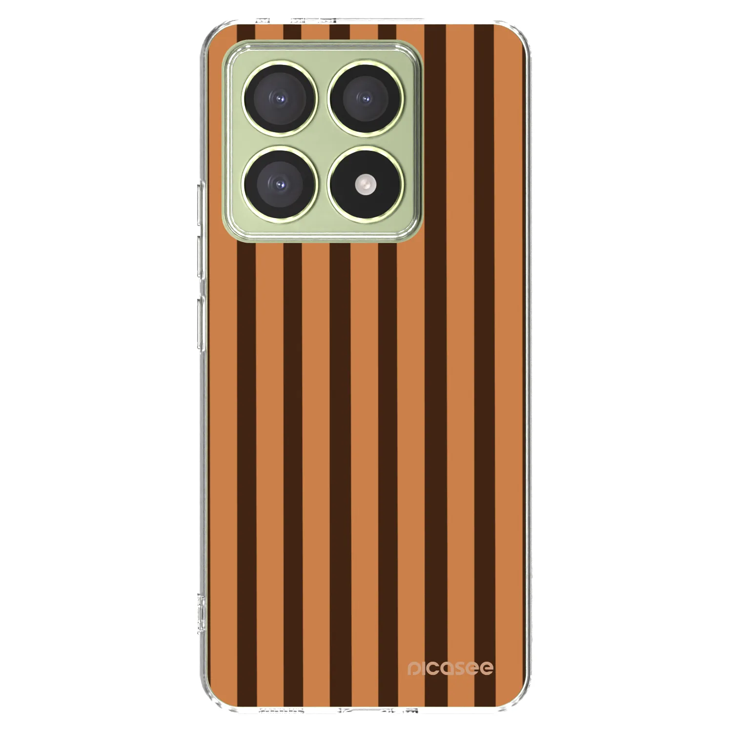 Picasee Xiaomi 14T Hülle - Transparentes Silikon - Caramel lines