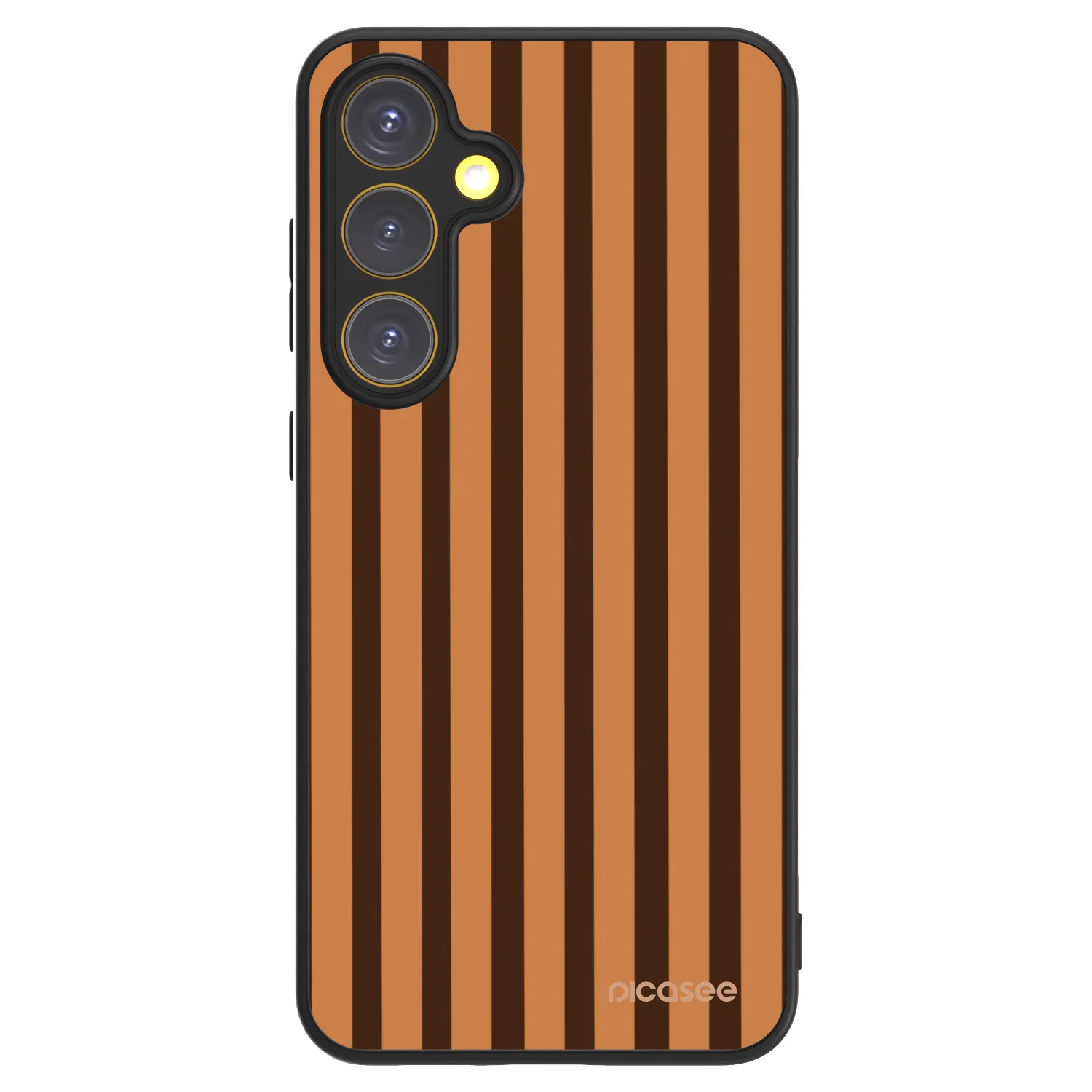 Picasee ULTIMATE CASE PowerShare für Samsung Galaxy S24 FE S721B - Caramel lines