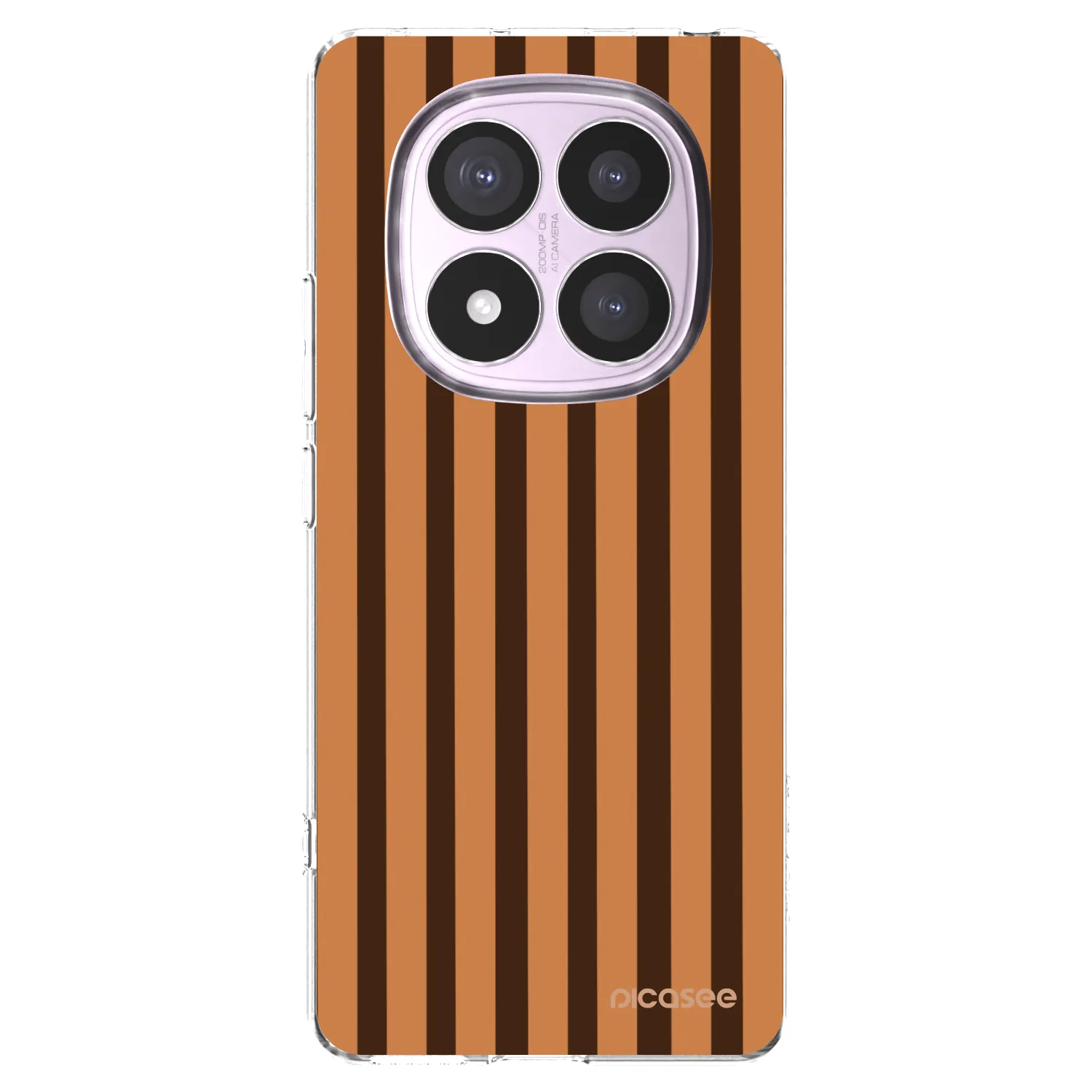 Picasee Xiaomi Redmi Note 14 Pro 5G Hülle - Transparentes Silikon - Caramel lines