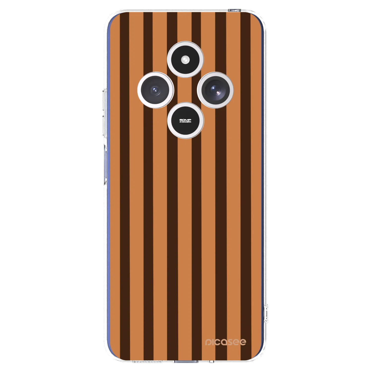 Picasee Xiaomi Redmi 14C Hülle - Transparentes Silikon - Caramel lines