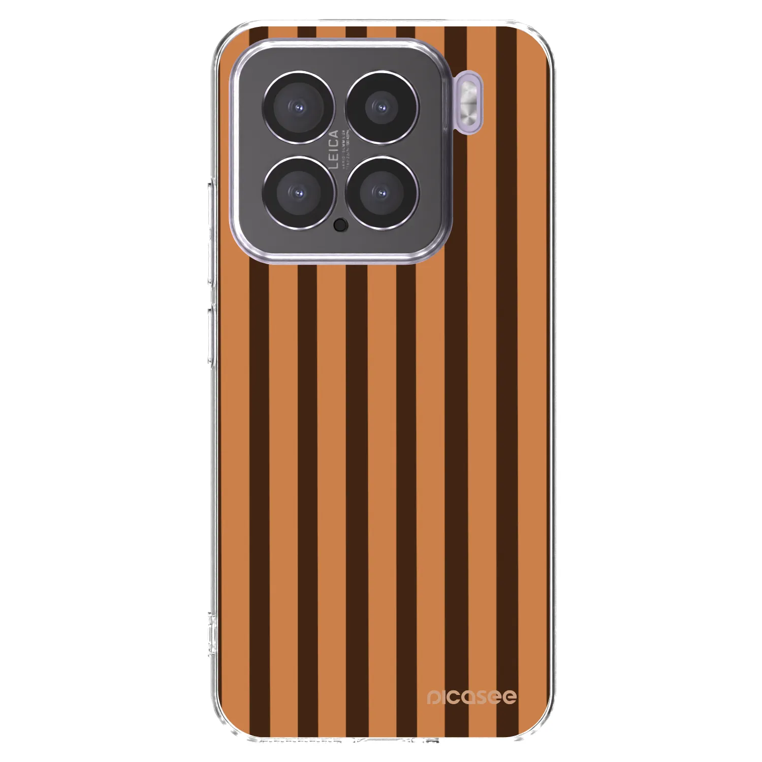 Picasee Xiaomi 15 Hülle - Transparentes Silikon - Caramel lines