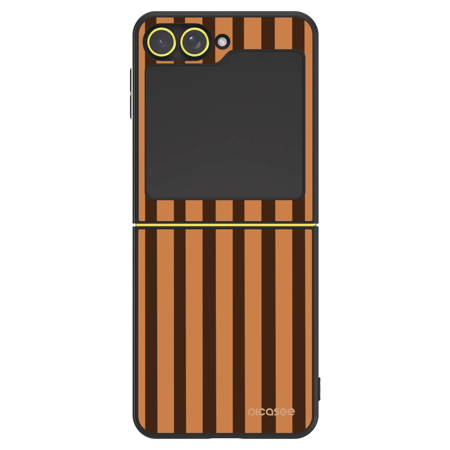 Picasee ULTIMATE CASE für Samsung Galaxy Z Flip6 5G - Caramel lines