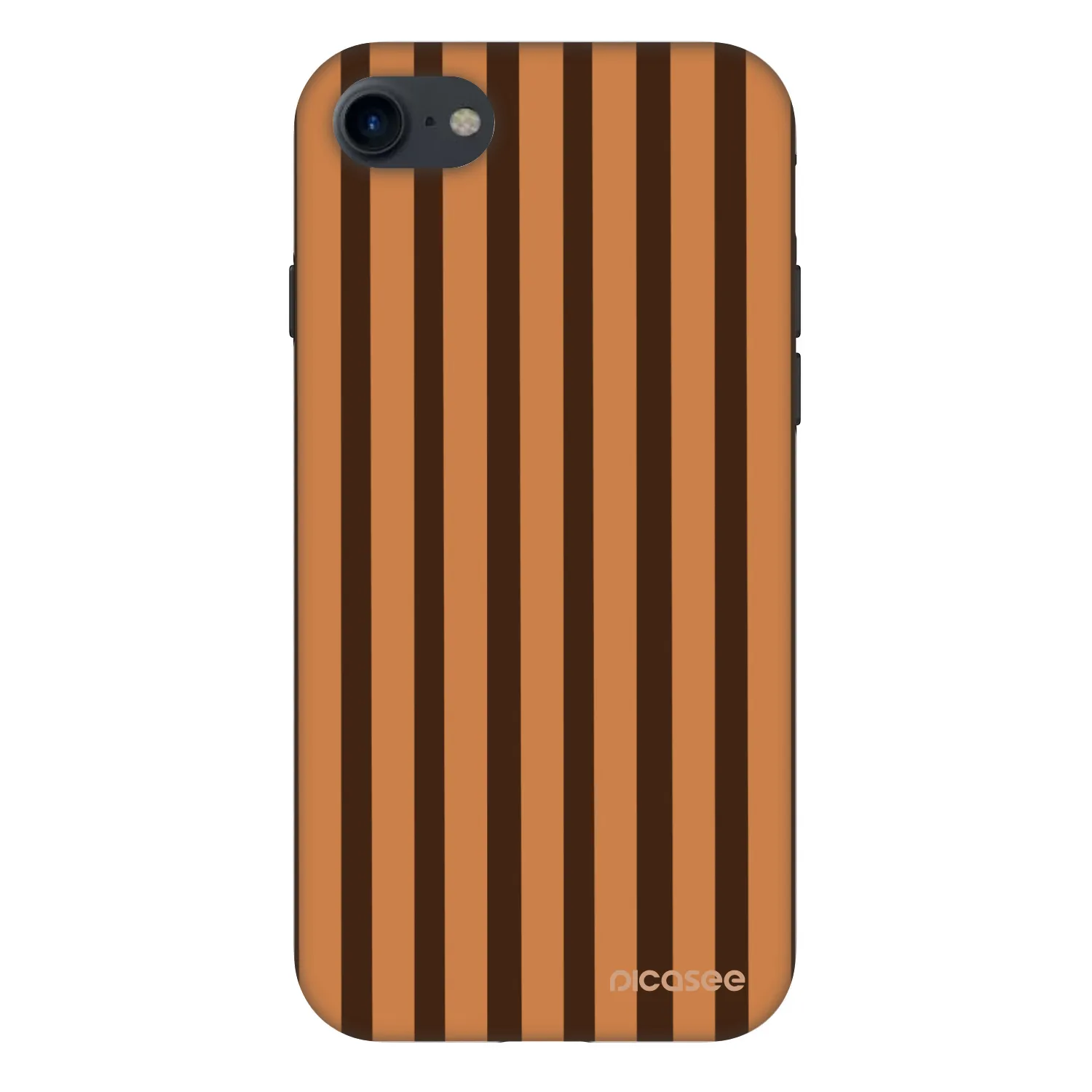Picasee Fashion Case für Apple iPhone SE 2020 - Caramel lines