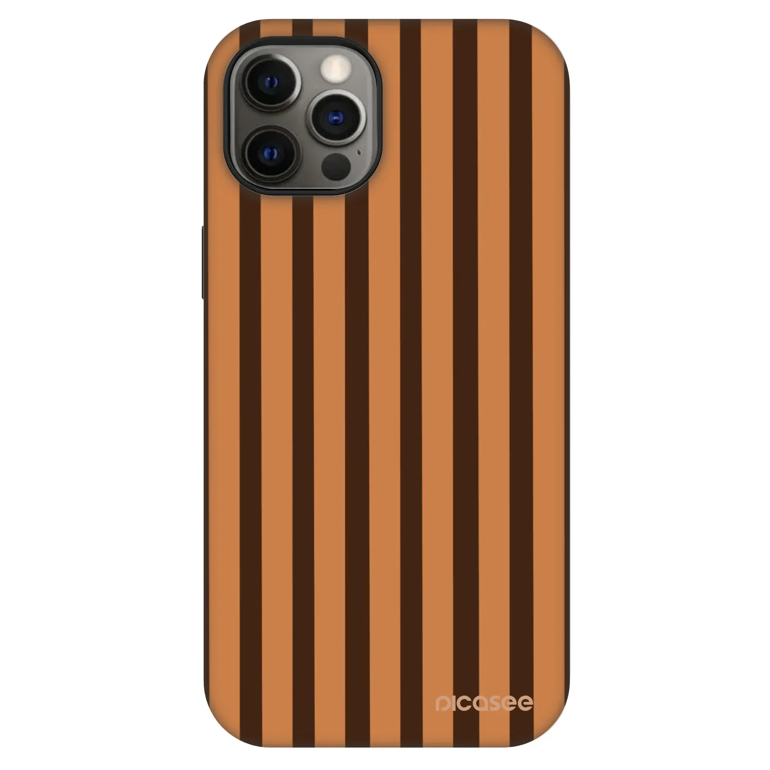 Picasee Fashion Case MagSafe für Apple iPhone 12 Pro - Caramel lines