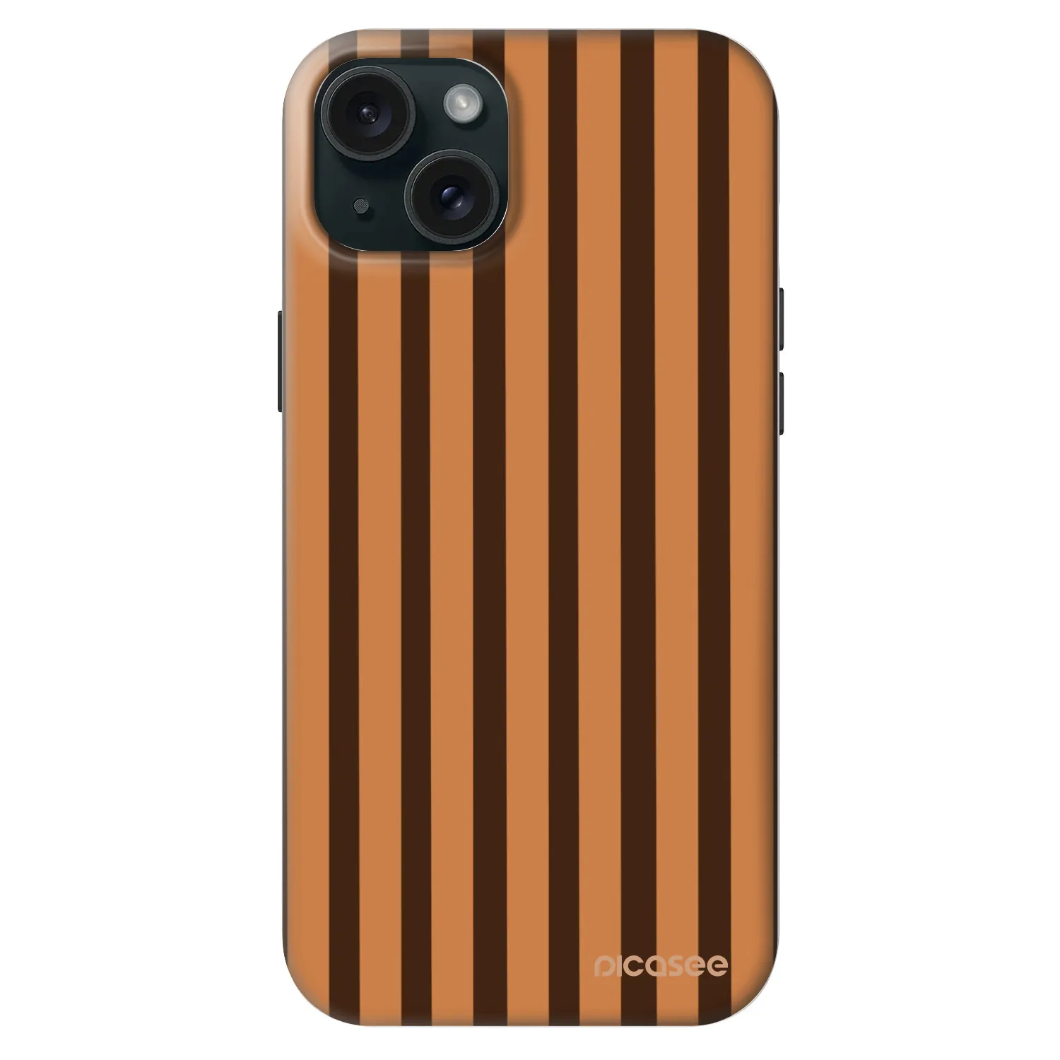 Picasee Fashion Case MagSafe für Apple iPhone 15 Plus - Caramel lines