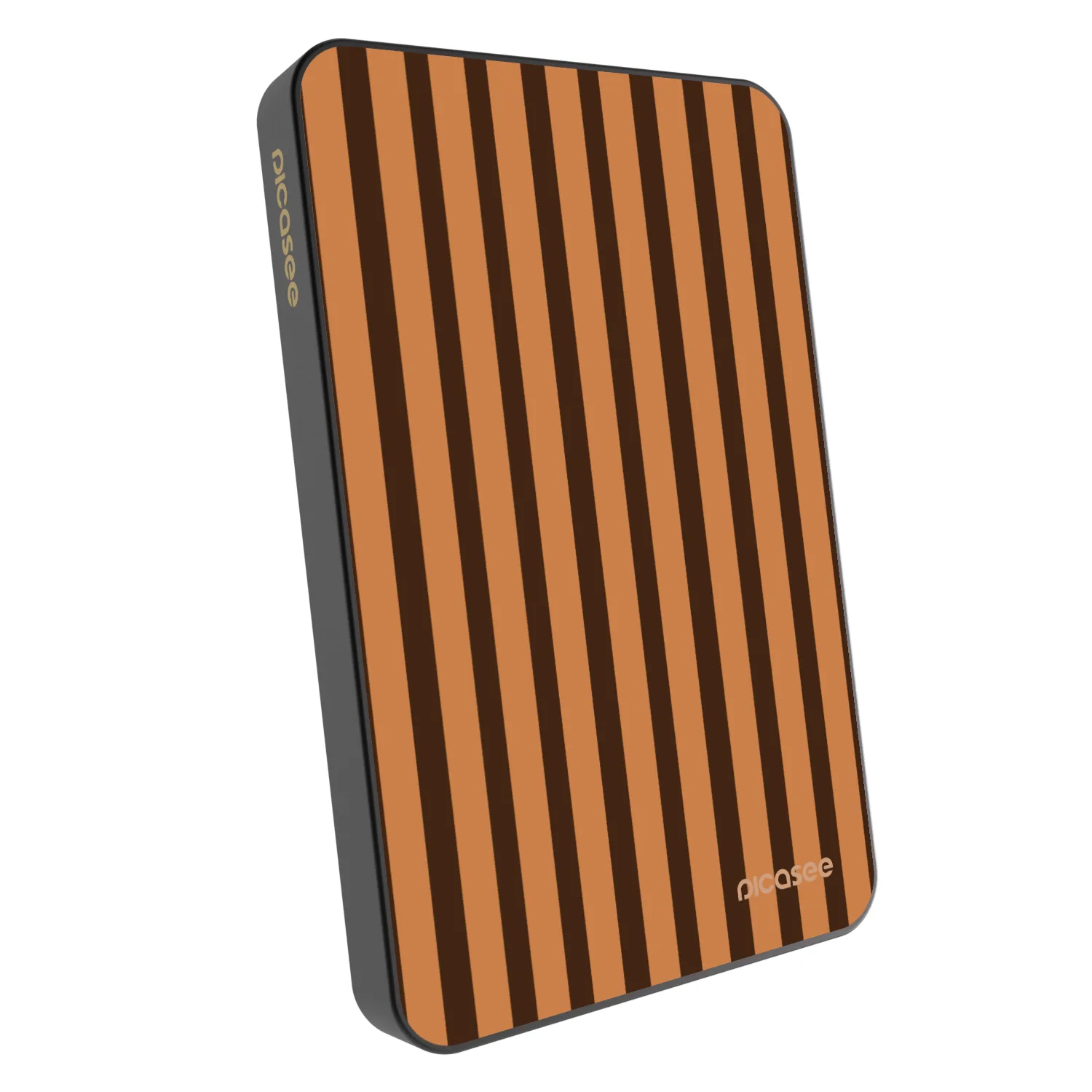 Picasee Powerbank mit MagSafe 5 000 mAh Grau - Caramel lines