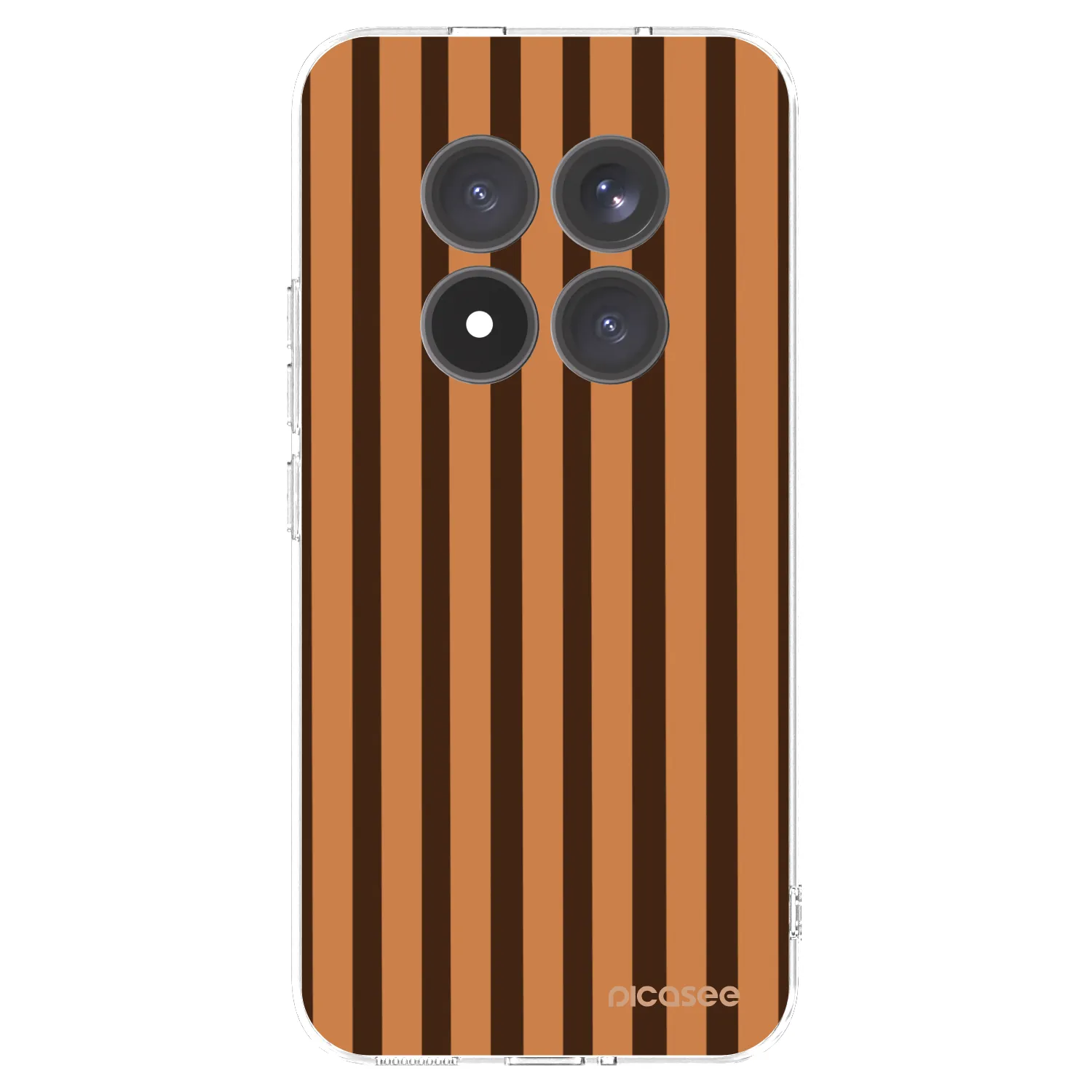 Picasee Xiaomi Redmi Note 15 Pro+ Hülle - Transparentes Silikon - Caramel lines