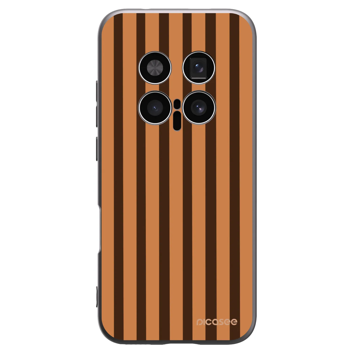 Picasee Honor Magic8 Pro 5G Hülle - Schwarzes Silikon - Caramel lines