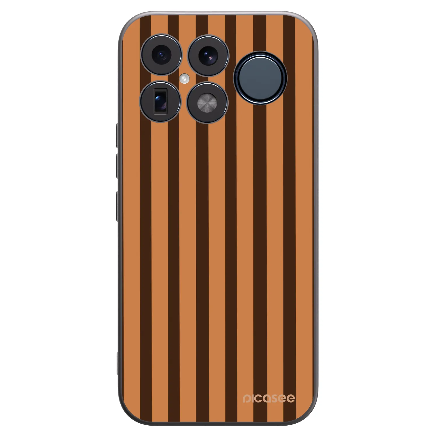 Picasee Xiaomi Poco F8 Ultra Hülle - Schwarzes Silikon - Caramel lines