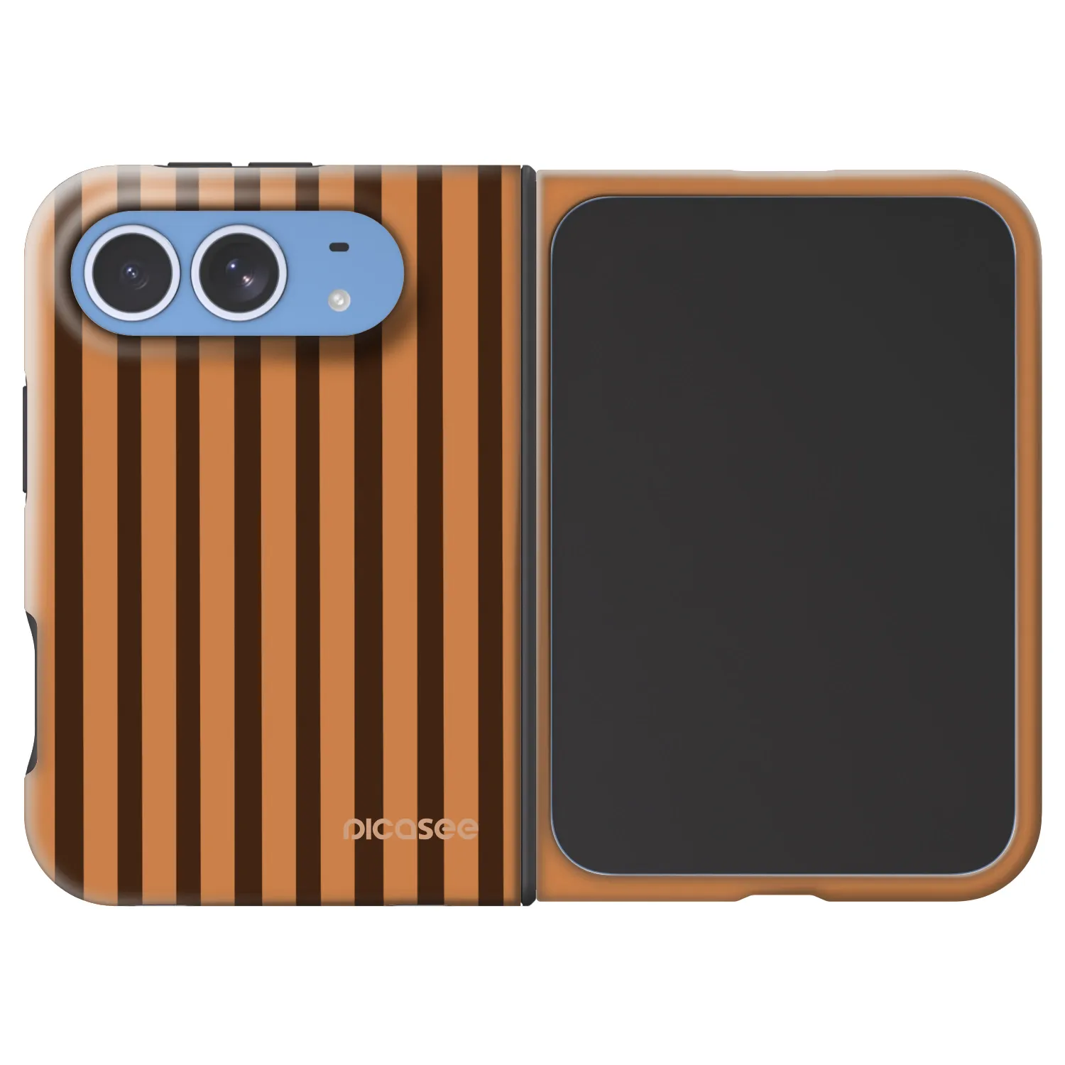 Picasee Fashion Case MagSafe für Apple iPhone Duo - Caramel lines
