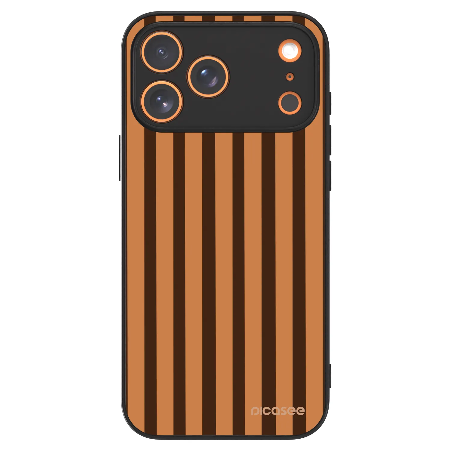 Picasee ULTIMATE CASE MagSafe für Apple iPhone 18 Pro Max - Caramel lines