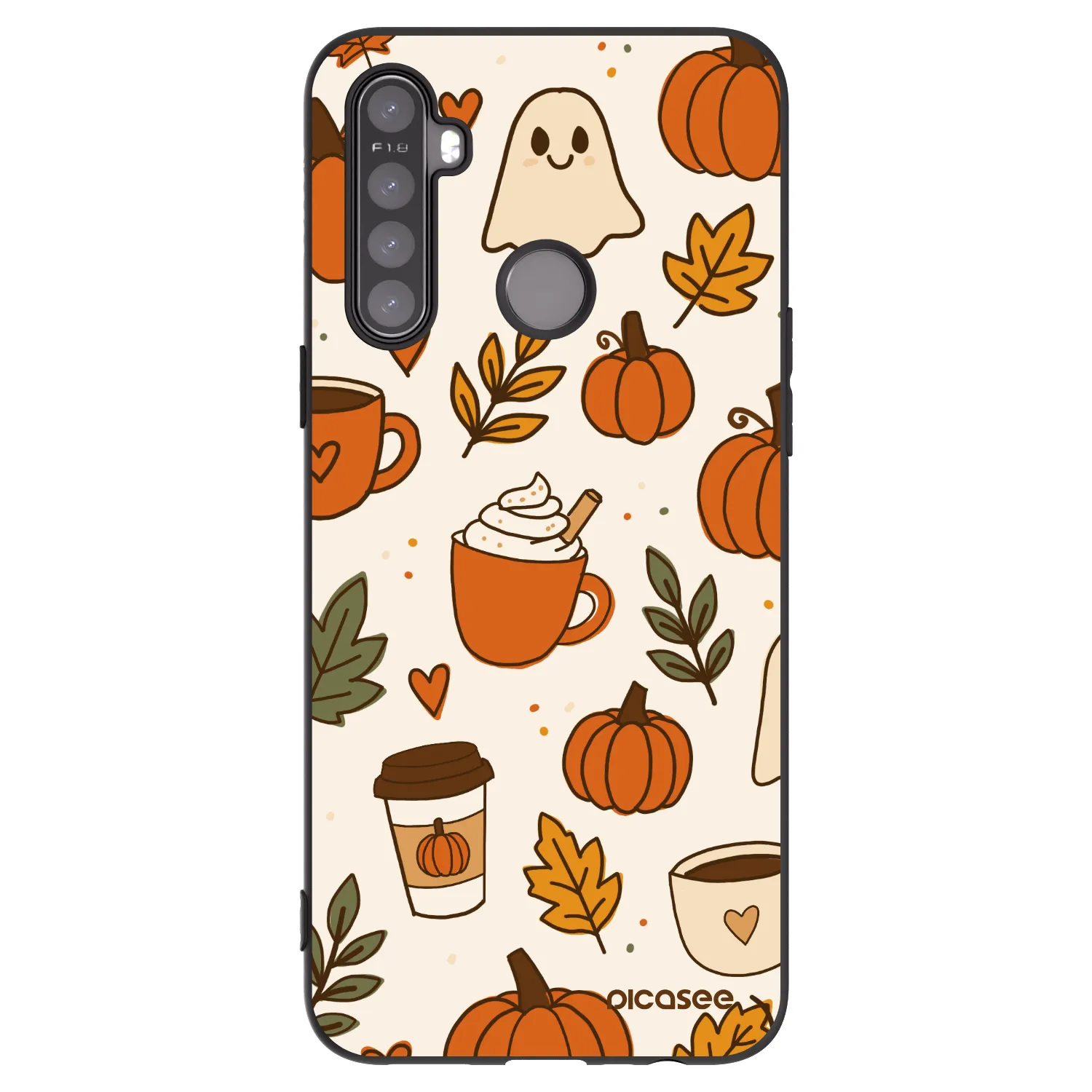Picasee Realme 6i Hülle - Schwarzes Silikon - Fall vibes