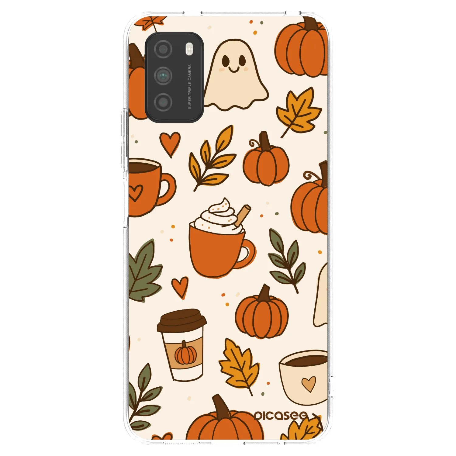 Picasee Xiaomi Poco M3 Hülle - Transparentes Silikon - Fall vibes