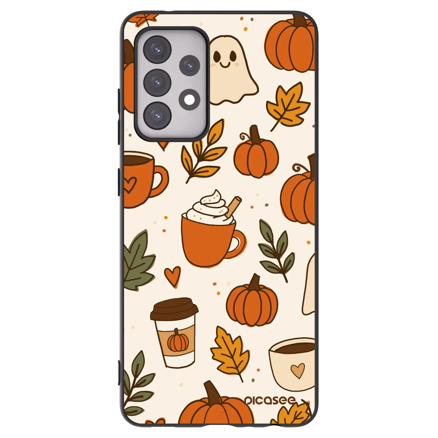 Picasee Samsung Galaxy A52 5G A525F Hülle - Schwarzes Silikon - Fall vibes
