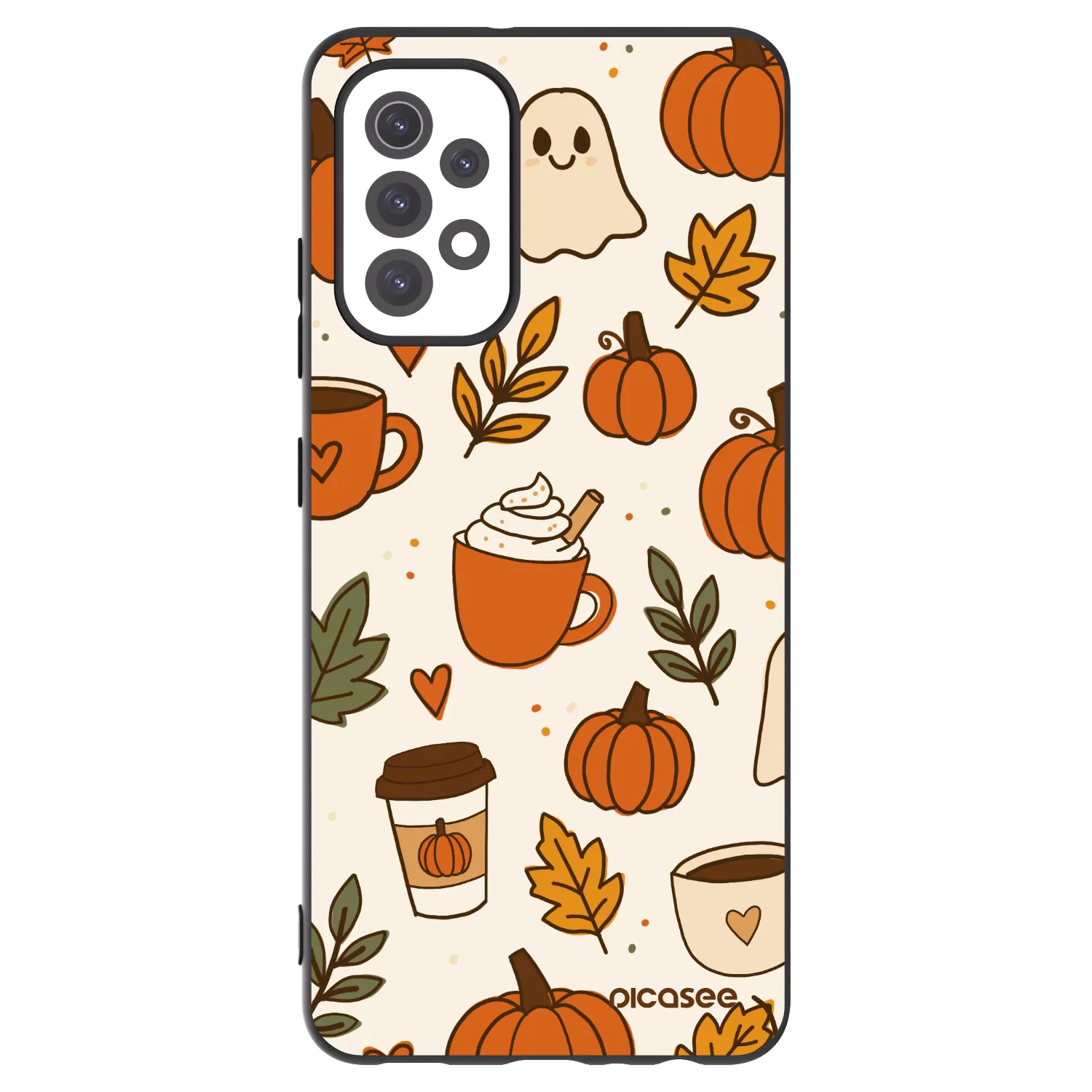 Picasee Samsung Galaxy A32 5G A326B Hülle - Schwarzes Silikon - Fall vibes