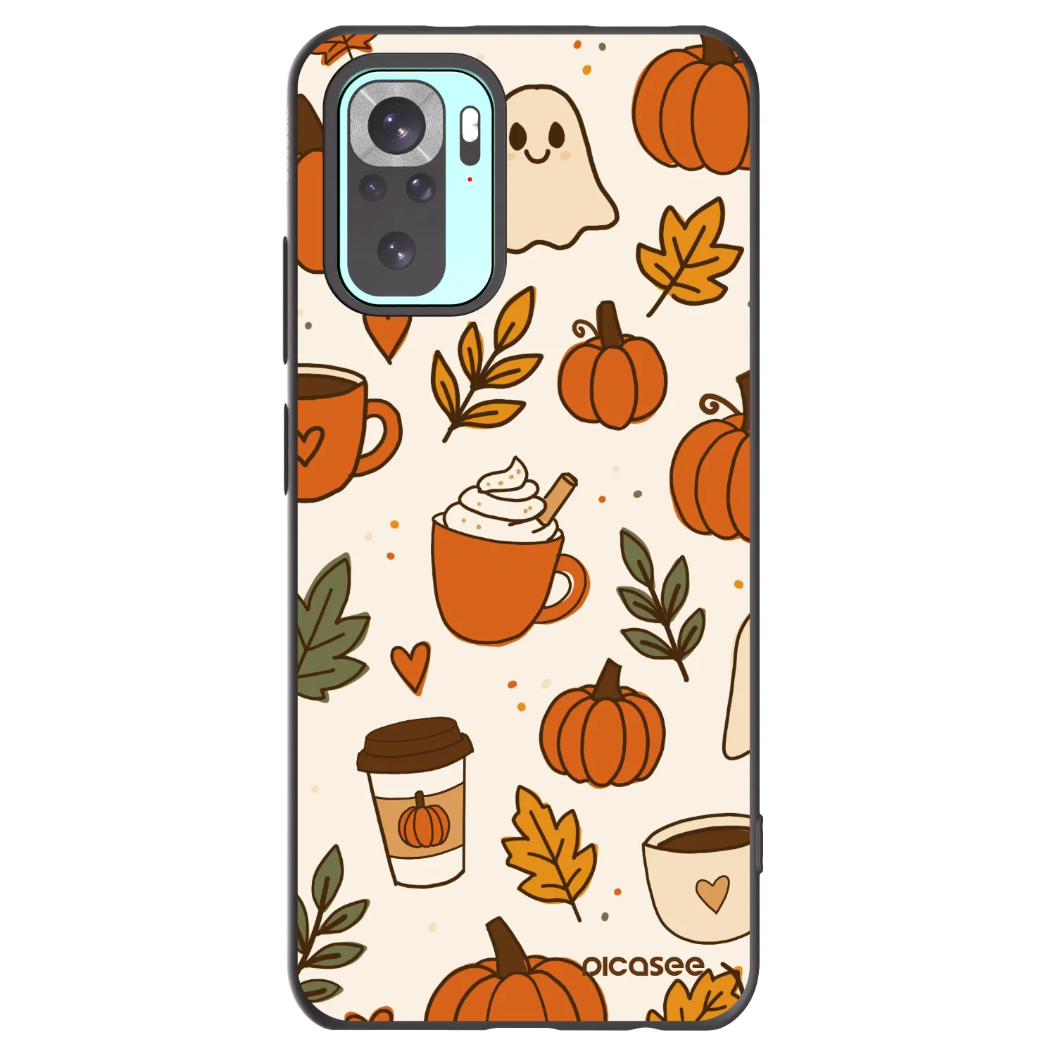 Picasee Xiaomi Redmi Note 10 Pro Hülle - Schwarzes Silikon - Fall vibes