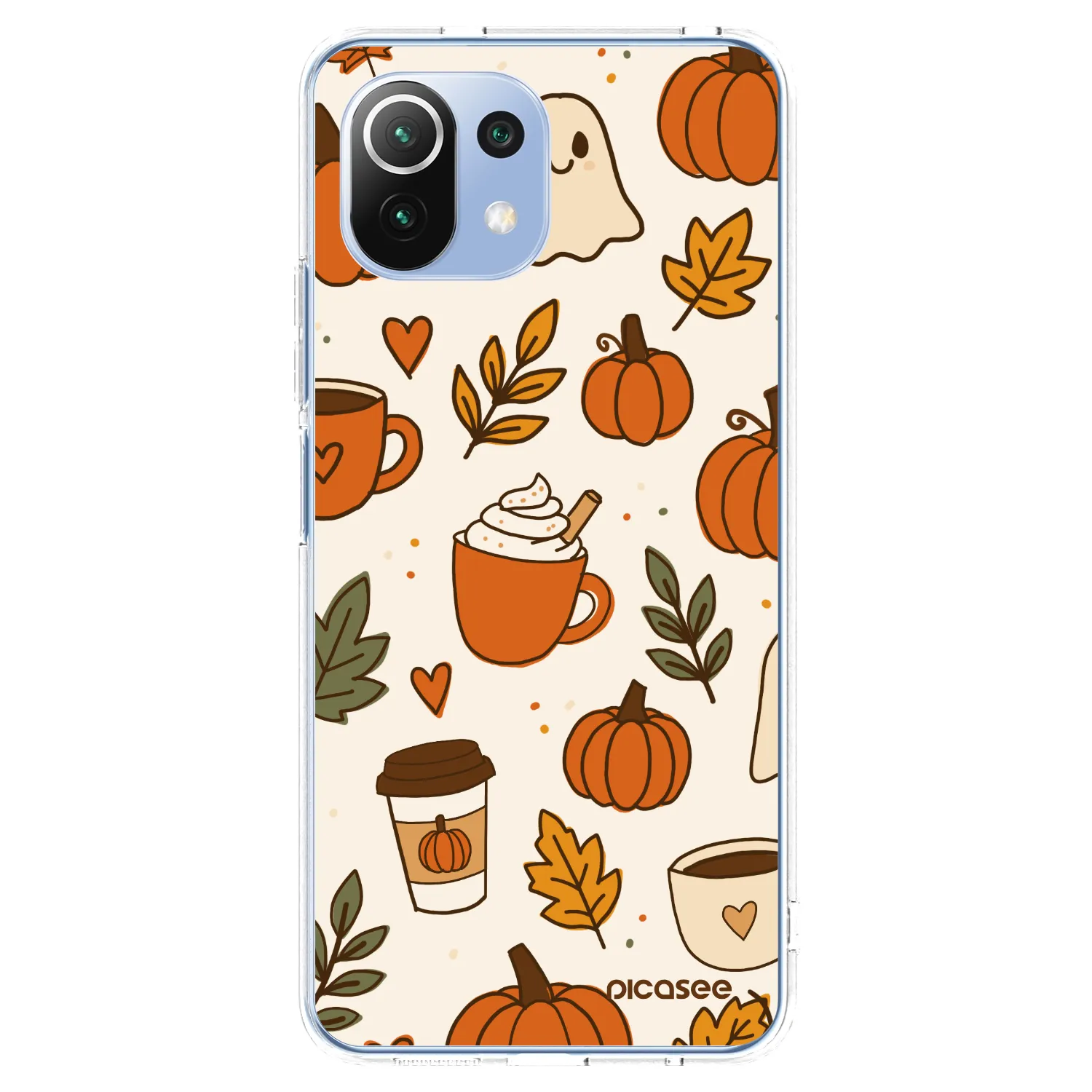 Picasee Xiaomi Mi 11 Lite Hülle - Transparentes Silikon - Fall vibes