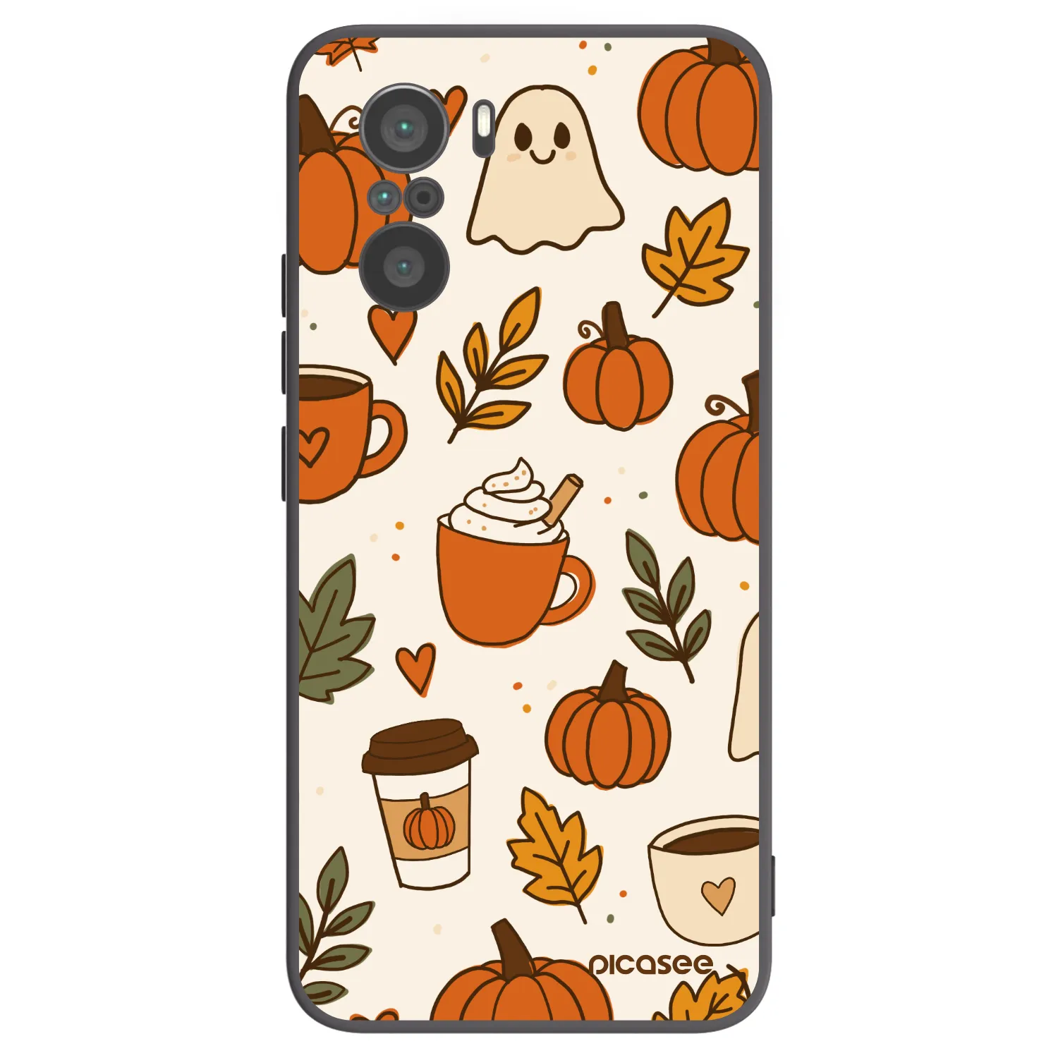 Picasee Xiaomi Poco F3 Hülle - Schwarzes Silikon - Fall vibes