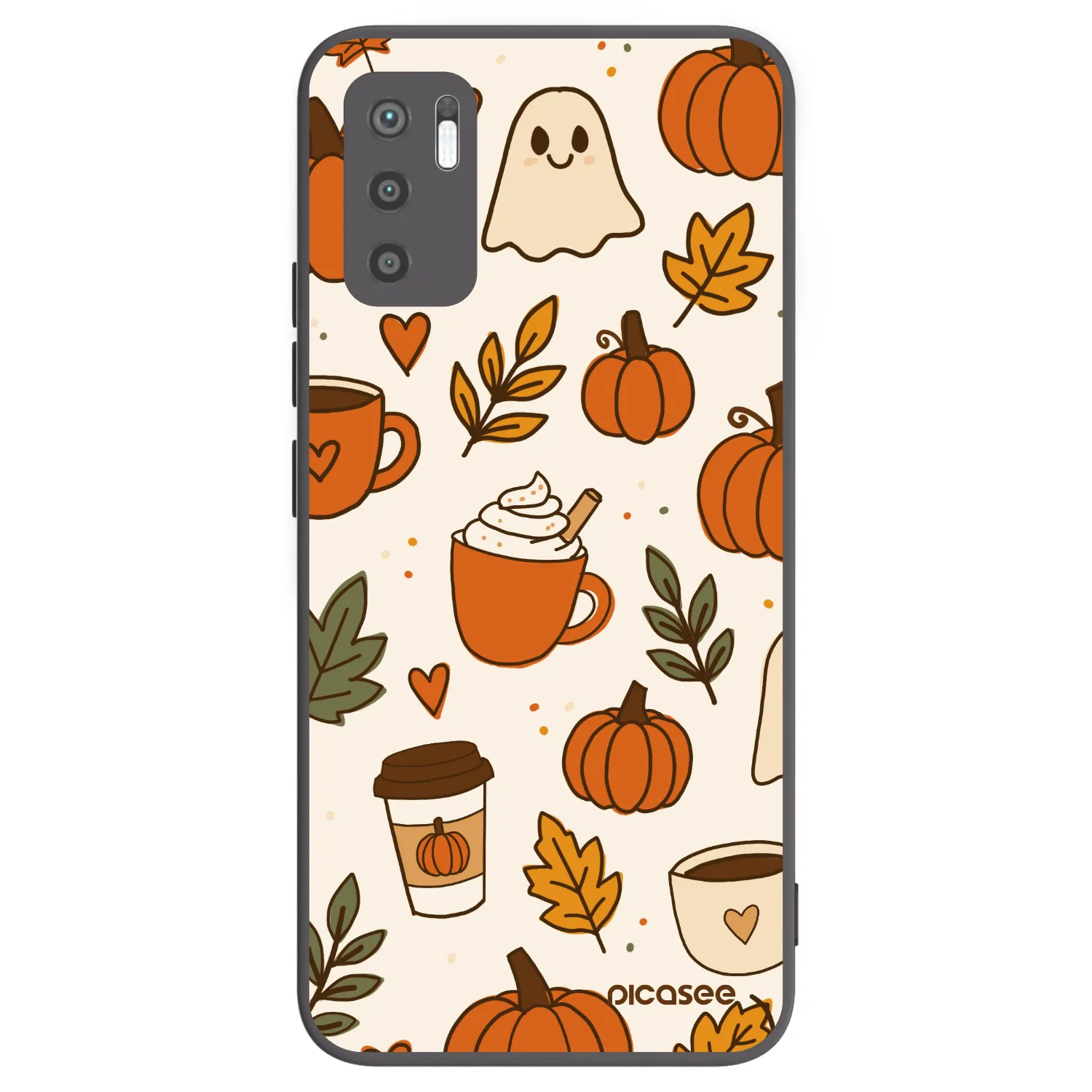Picasee Xiaomi Redmi Note 10 5G Hülle - Schwarzes Silikon - Fall vibes