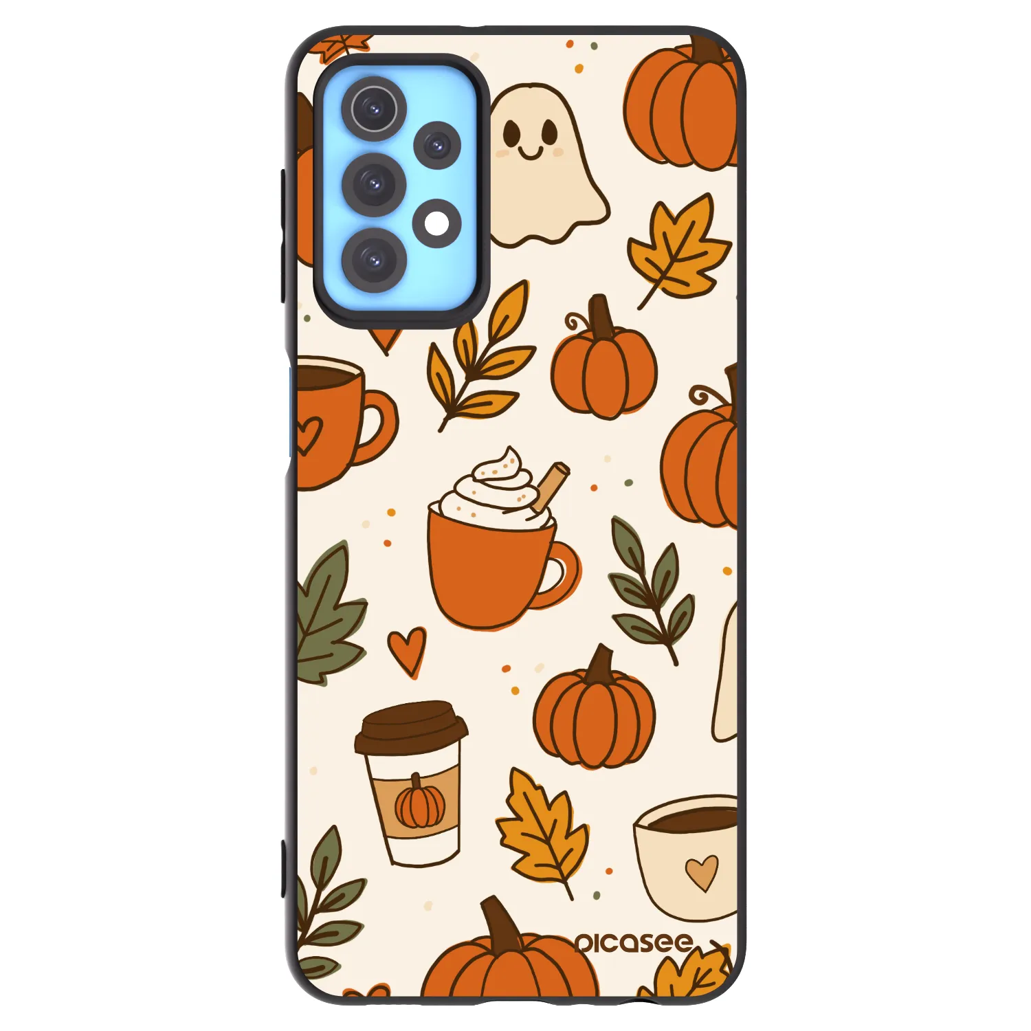 Picasee Samsung Galaxy A32 4G SM-A325F Hülle - Schwarzes Silikon - Fall vibes