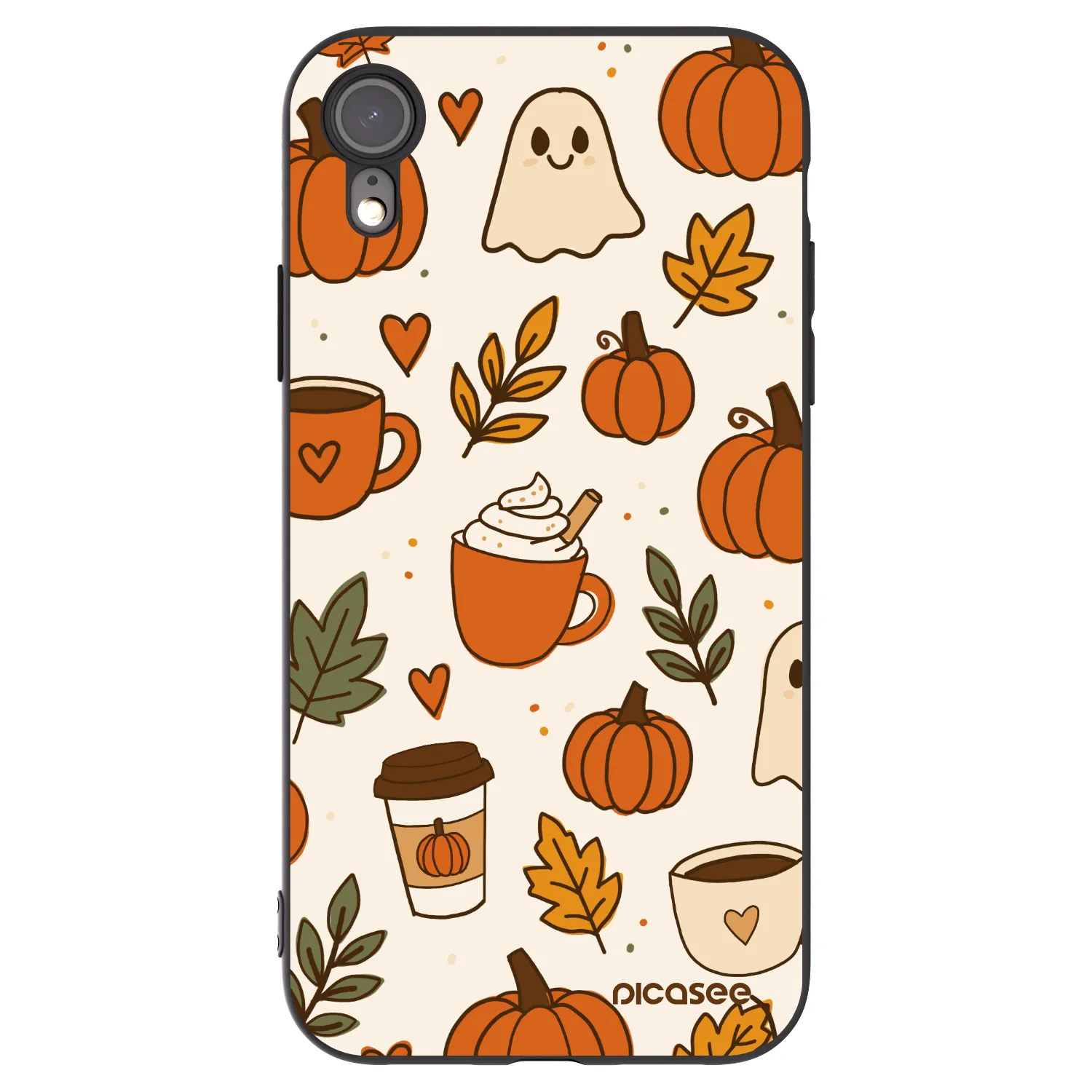 Picasee Apple iPhone XR Hülle - Schwarzes Silikon - Fall vibes